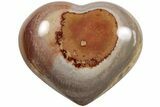 Wide, Polychrome Jasper Heart - Madagascar #205248-1